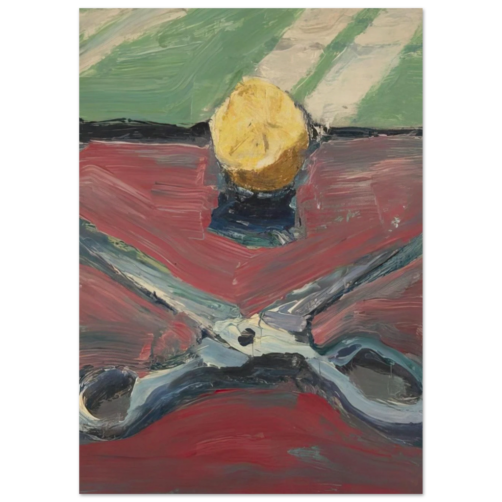 Scissors and Lemon, II Poster | Richard Diebenkorn Poster | Richard Diebenkorn Shop
