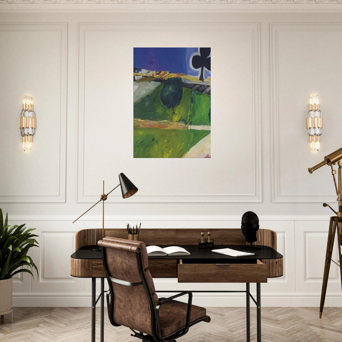 Landscape with Figure Canvas | Richard Diebenkorn Canvas | Richard Diebenkorn Shop