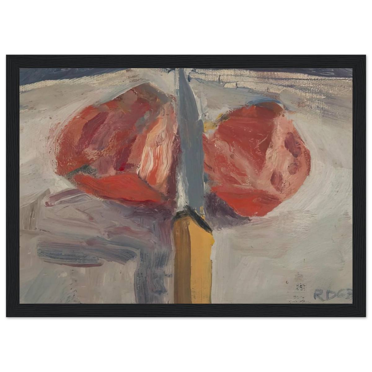 Tomato and Knife Framed Poster | Richard Diebenkorn Framed Prints Wall Art | Richard Diebenkorn Shop