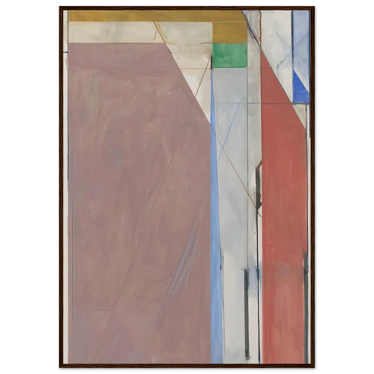 Ocean Park #70 Framed Poster | Richard Diebenkorn Framed Prints Wall Art | Richard Diebenkorn Shop