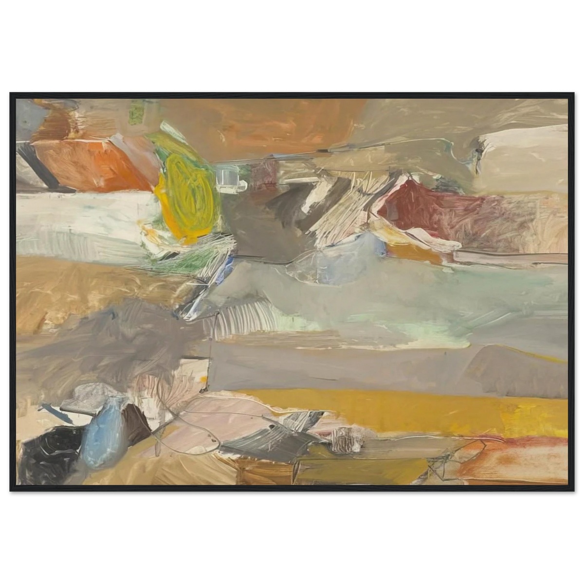 Berkeley #46 Framed Poster | Richard Diebenkorn Framed Prints Wall Art | Richard Diebenkorn Shop