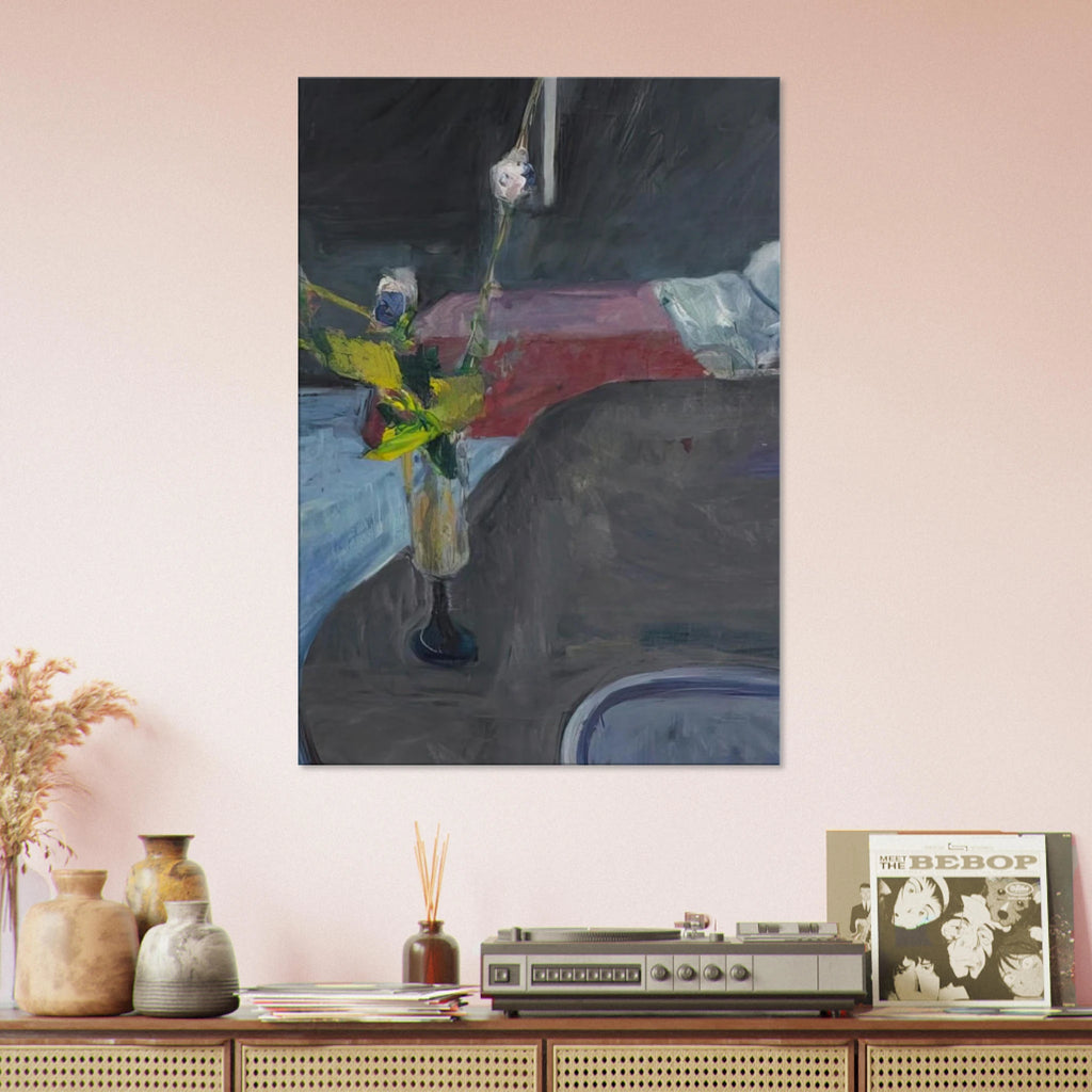 Interior with Flowers Canvas | Richard Diebenkorn Canvas | Richard Diebenkorn Shop