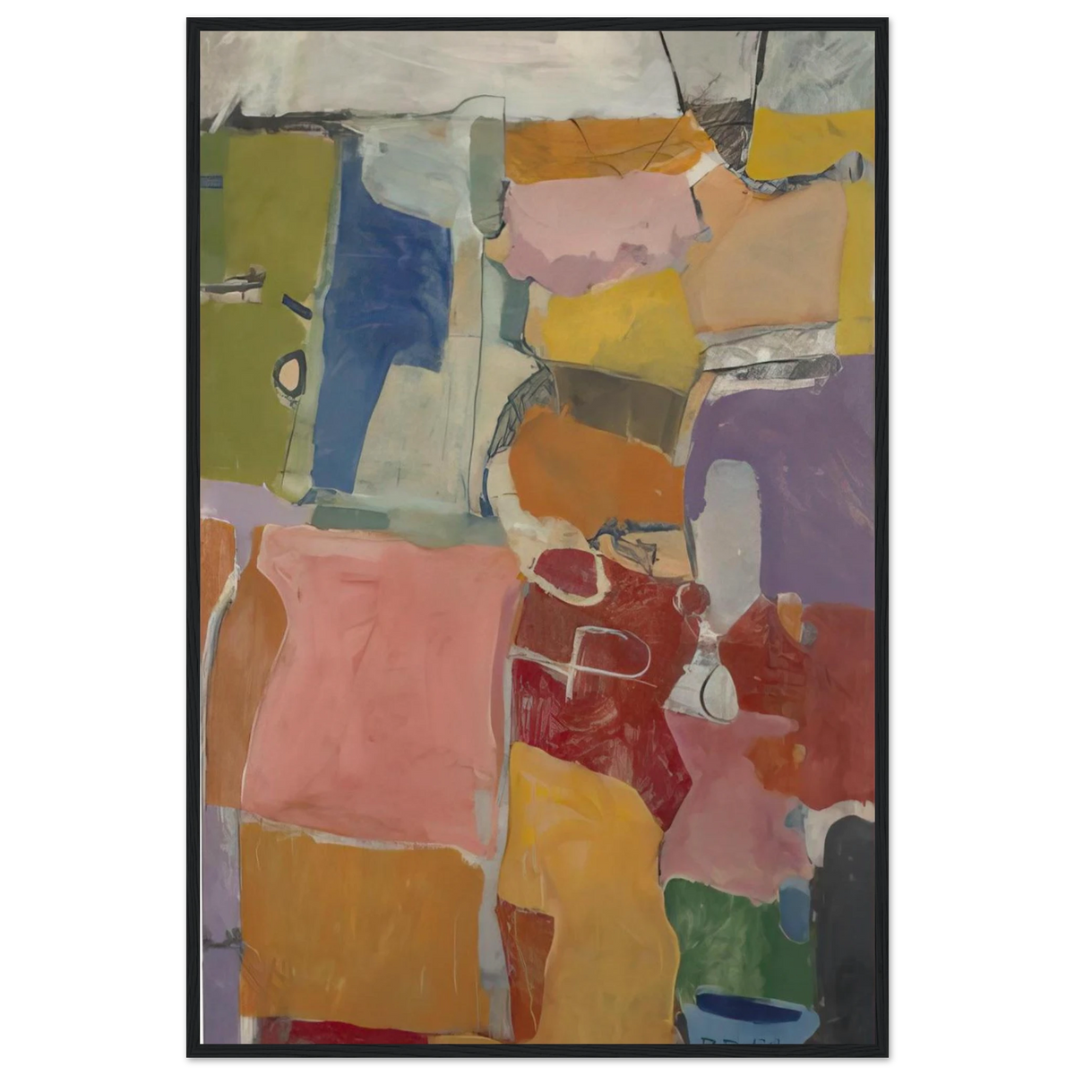 Urbana Framed Poster | Richard Diebenkorn Framed Prints Wall Art | Richard Diebenkorn Shop