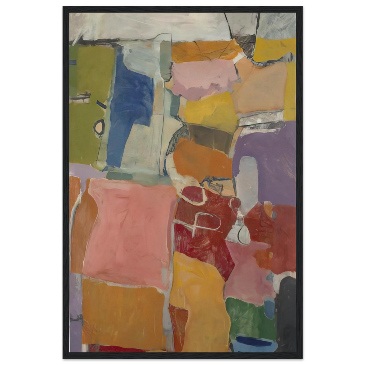 Urbana Framed Poster | Richard Diebenkorn Framed Prints Wall Art | Richard Diebenkorn Shop
