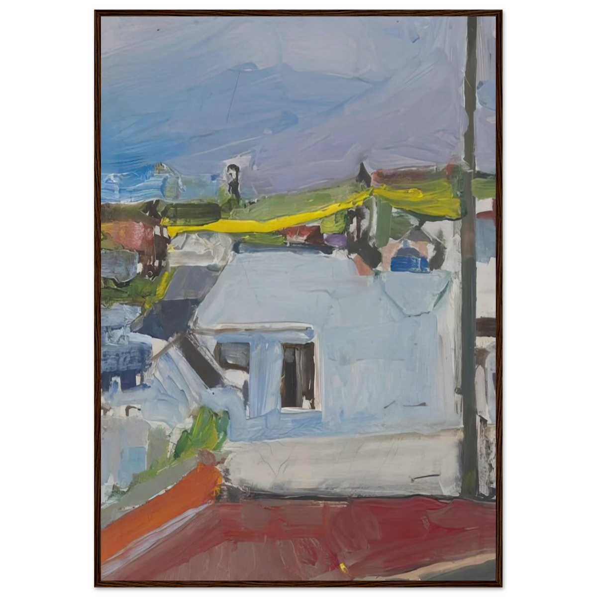 Chabot Valley Framed Poster | Richard Diebenkorn Framed Prints Wall Art | Richard Diebenkorn Shop