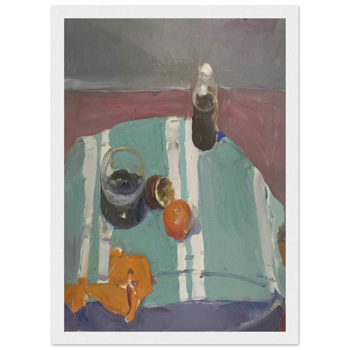 Still Life with Orange Peel Framed Poster | Richard Diebenkorn Framed Prints Wall Art | Richard Diebenkorn Shop