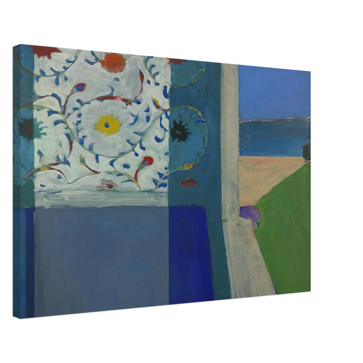 Recollections of a Visit to Leningrad Canvas | Richard Diebenkorn Canvas | Richard Diebenkorn Shop
