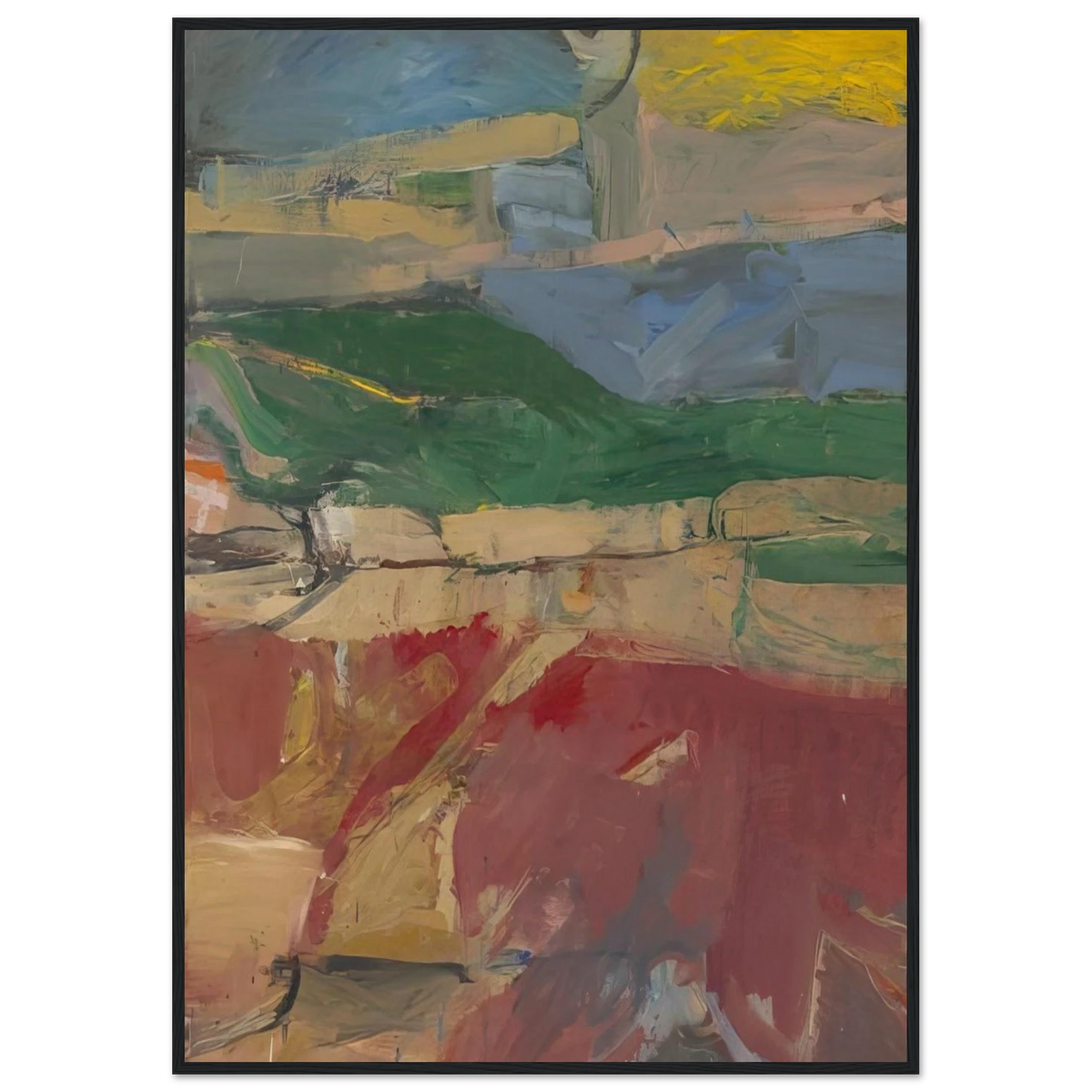 Berkeley #32 Framed Poster | Richard Diebenkorn Framed Prints Wall Art | Richard Diebenkorn Shop