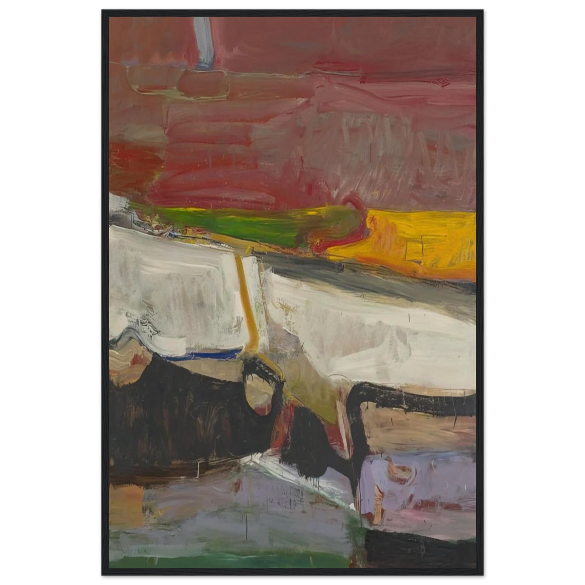 Berkeley #59 Framed Poster | Richard Diebenkorn Framed Prints Wall Art | Richard Diebenkorn Shop
