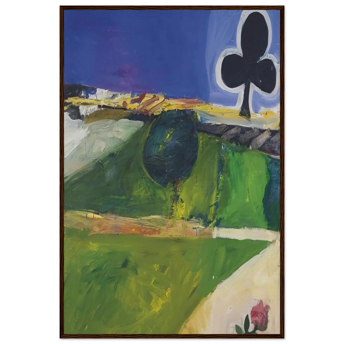 Landscape with Figure Framed Poster | Richard Diebenkorn Framed Prints Wall Art | Richard Diebenkorn Shop