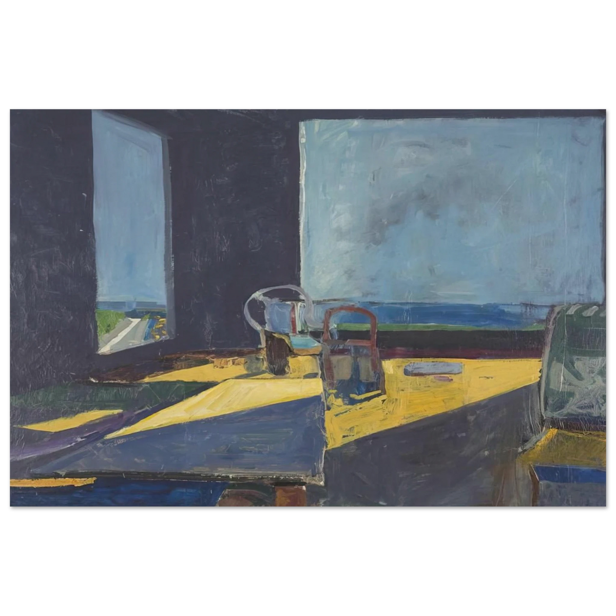 Interior with View of the Ocean Poster | Richard Diebenkorn Poster | Richard Diebenkorn Shop