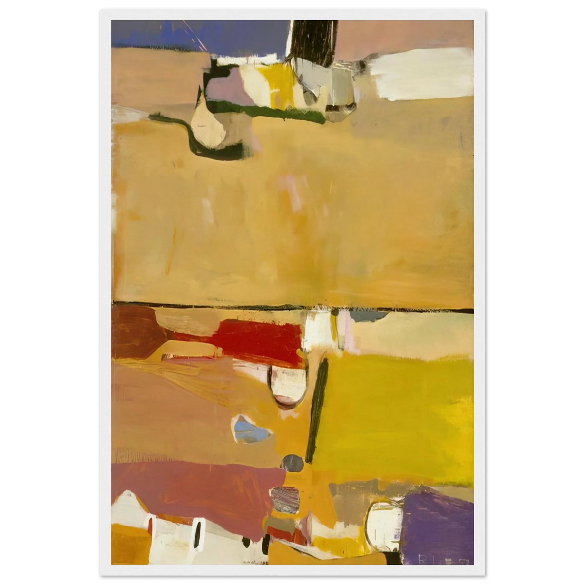 A Day at the Races Framed Poster | Richard Diebenkorn Framed Prints Wall Art | Richard Diebenkorn Shop