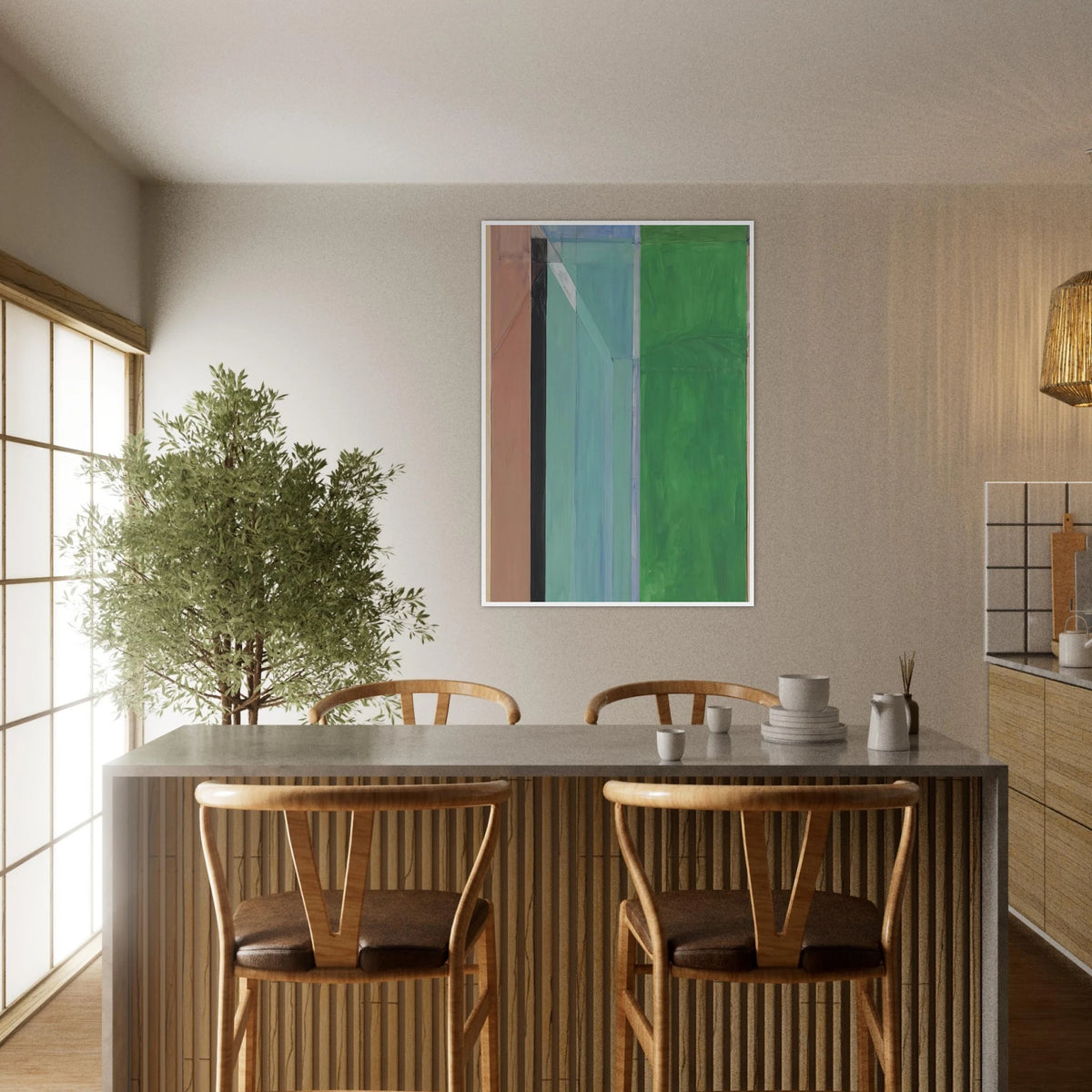 Ocean Park #30 Framed Poster | Richard Diebenkorn Framed Prints Wall Art | Richard Diebenkorn Shop