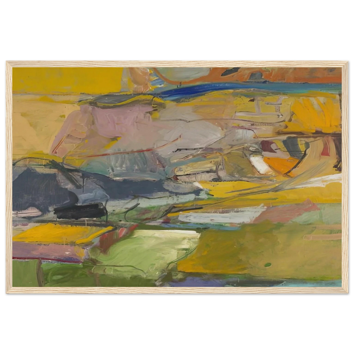 Berkeley #57 Framed Poster | Richard Diebenkorn Framed Prints Wall Art | Richard Diebenkorn Shop