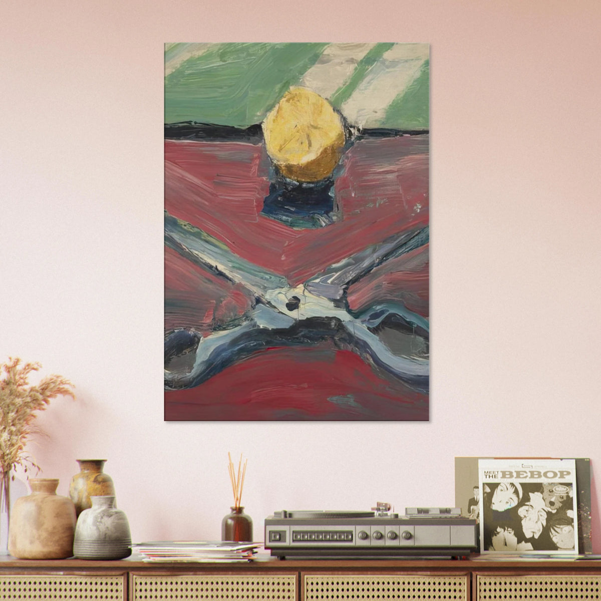 Scissors and Lemon, II Canvas | Richard Diebenkorn Canvas | Richard Diebenkorn Shop