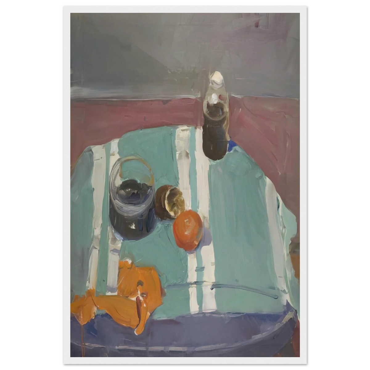 Still Life with Orange Peel Framed Poster | Richard Diebenkorn Framed Prints Wall Art | Richard Diebenkorn Shop