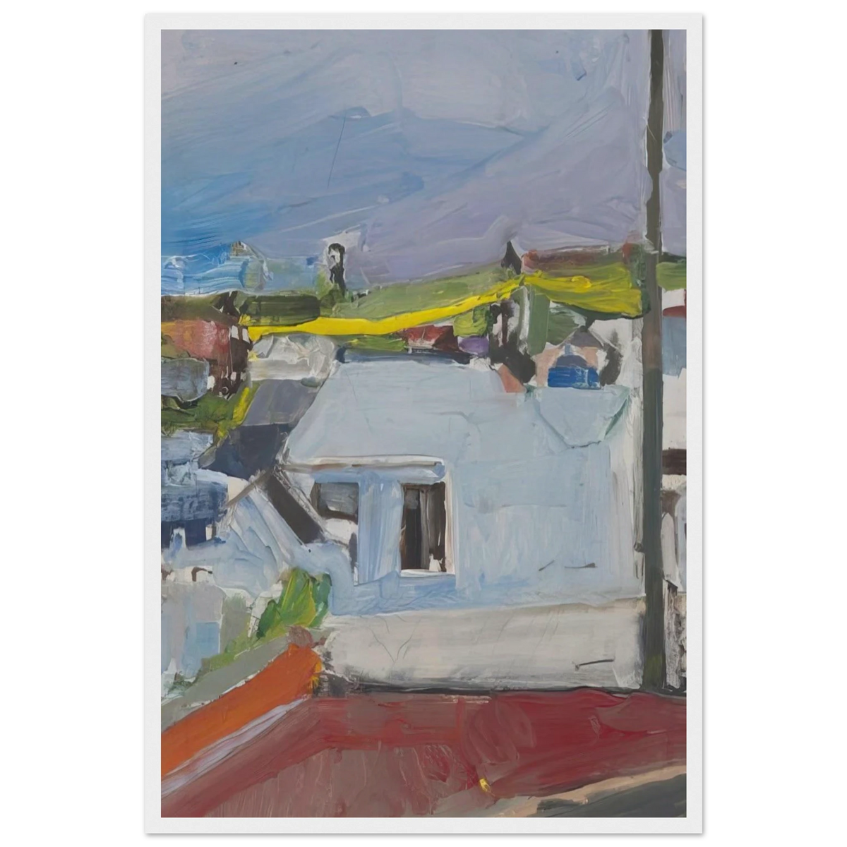 Chabot Valley Framed Poster | Richard Diebenkorn Framed Prints Wall Art | Richard Diebenkorn Shop