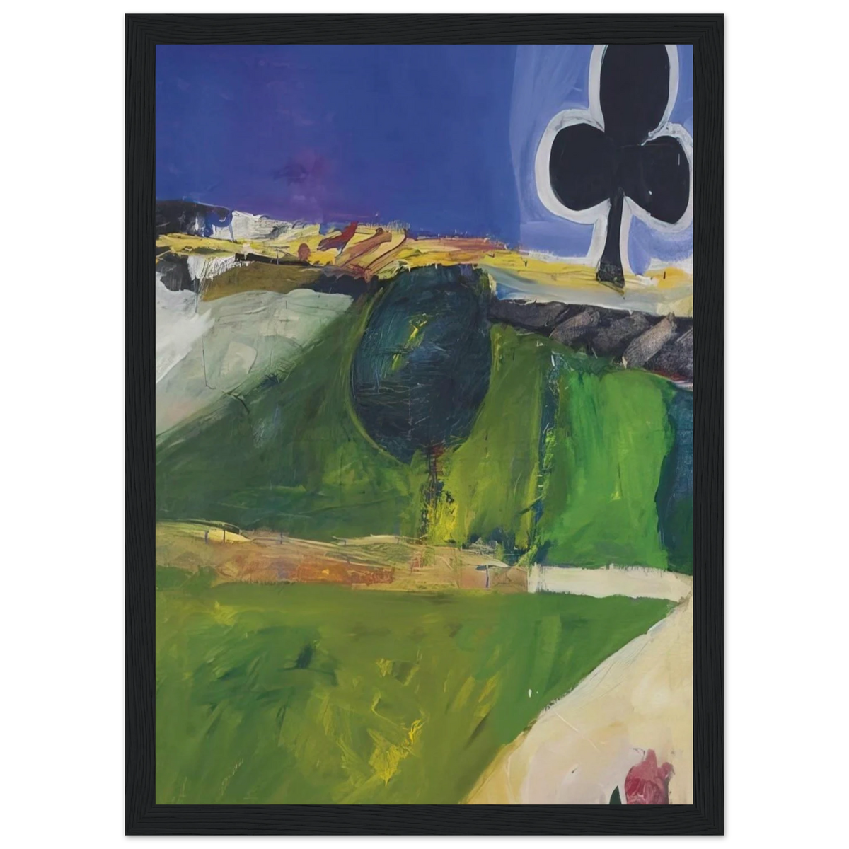 Landscape with Figure Framed Poster | Richard Diebenkorn Framed Prints Wall Art | Richard Diebenkorn Shop