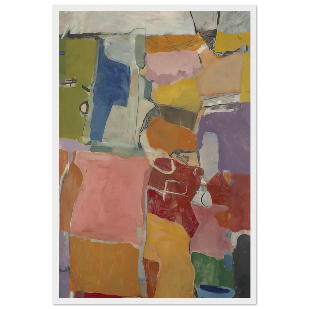 Urbana Framed Poster | Richard Diebenkorn Framed Prints Wall Art | Richard Diebenkorn Shop