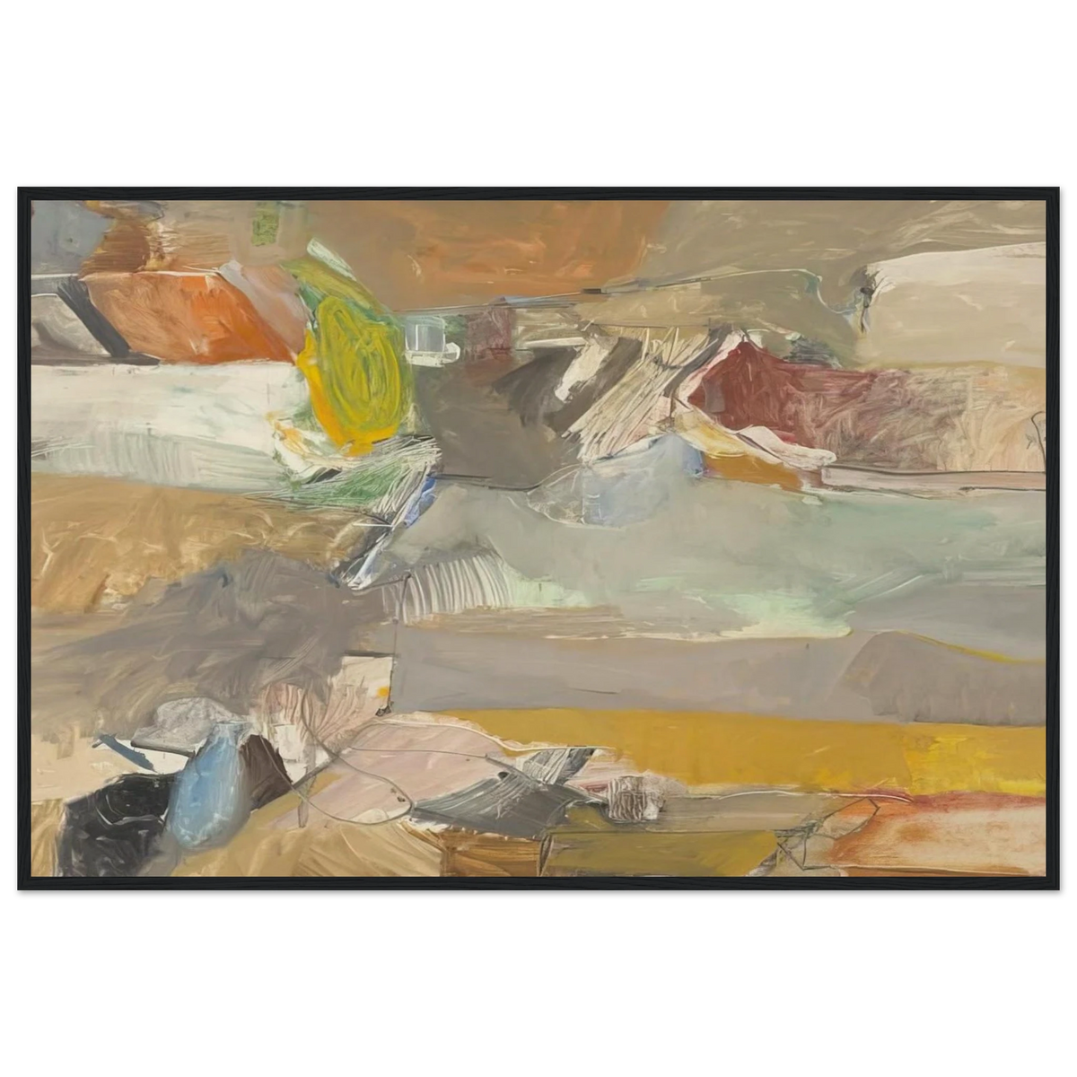 Berkeley #46 Framed Poster | Richard Diebenkorn Framed Prints Wall Art | Richard Diebenkorn Shop
