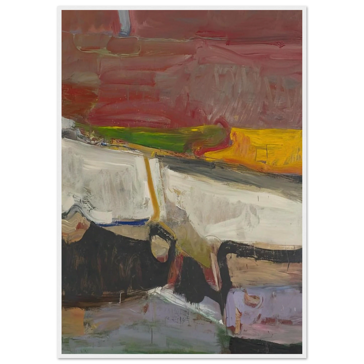 Berkeley #59 Framed Poster | Richard Diebenkorn Framed Prints Wall Art | Richard Diebenkorn Shop