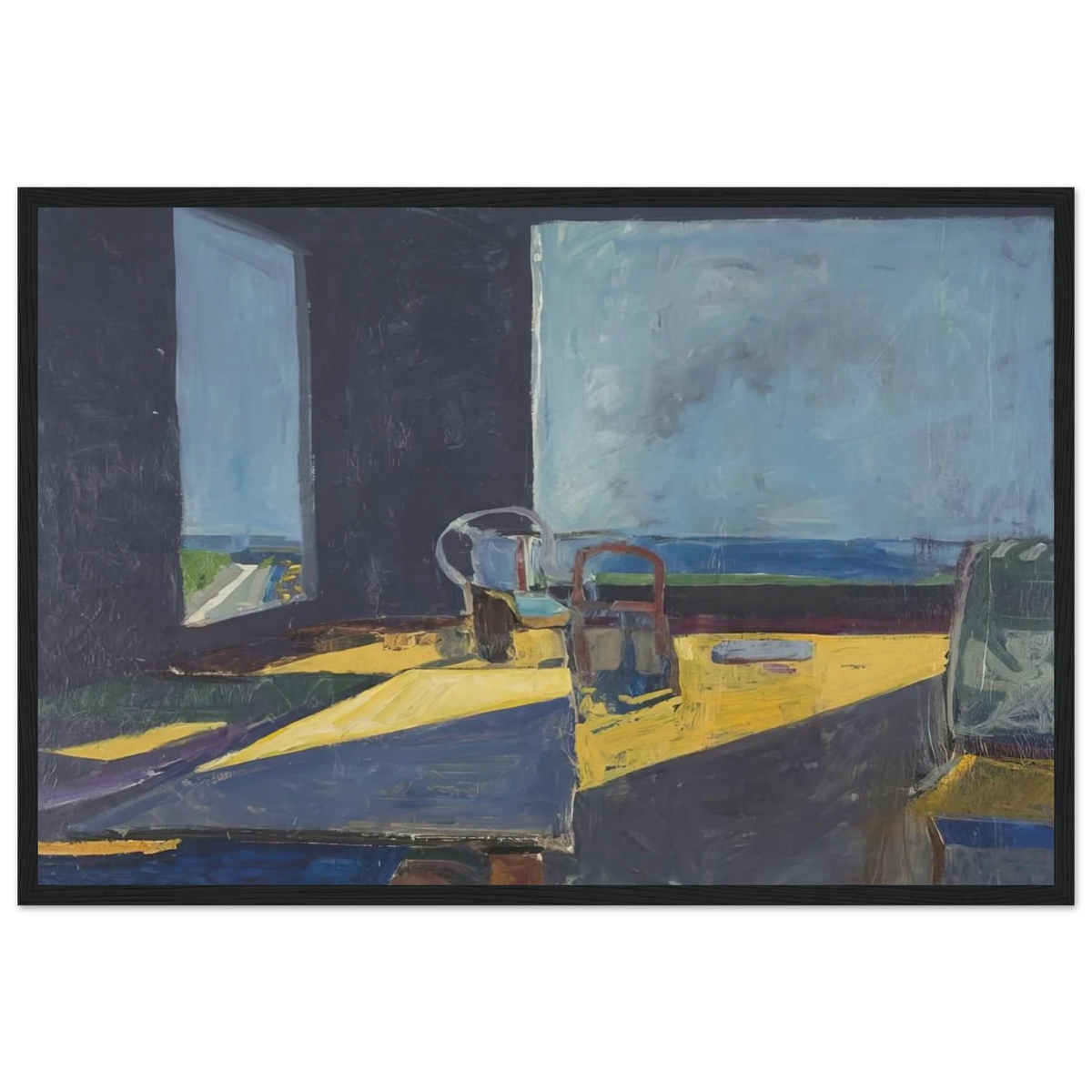 Interior with View of the Ocean Framed Poster | Richard Diebenkorn Framed Prints Wall Art | Richard Diebenkorn Shop