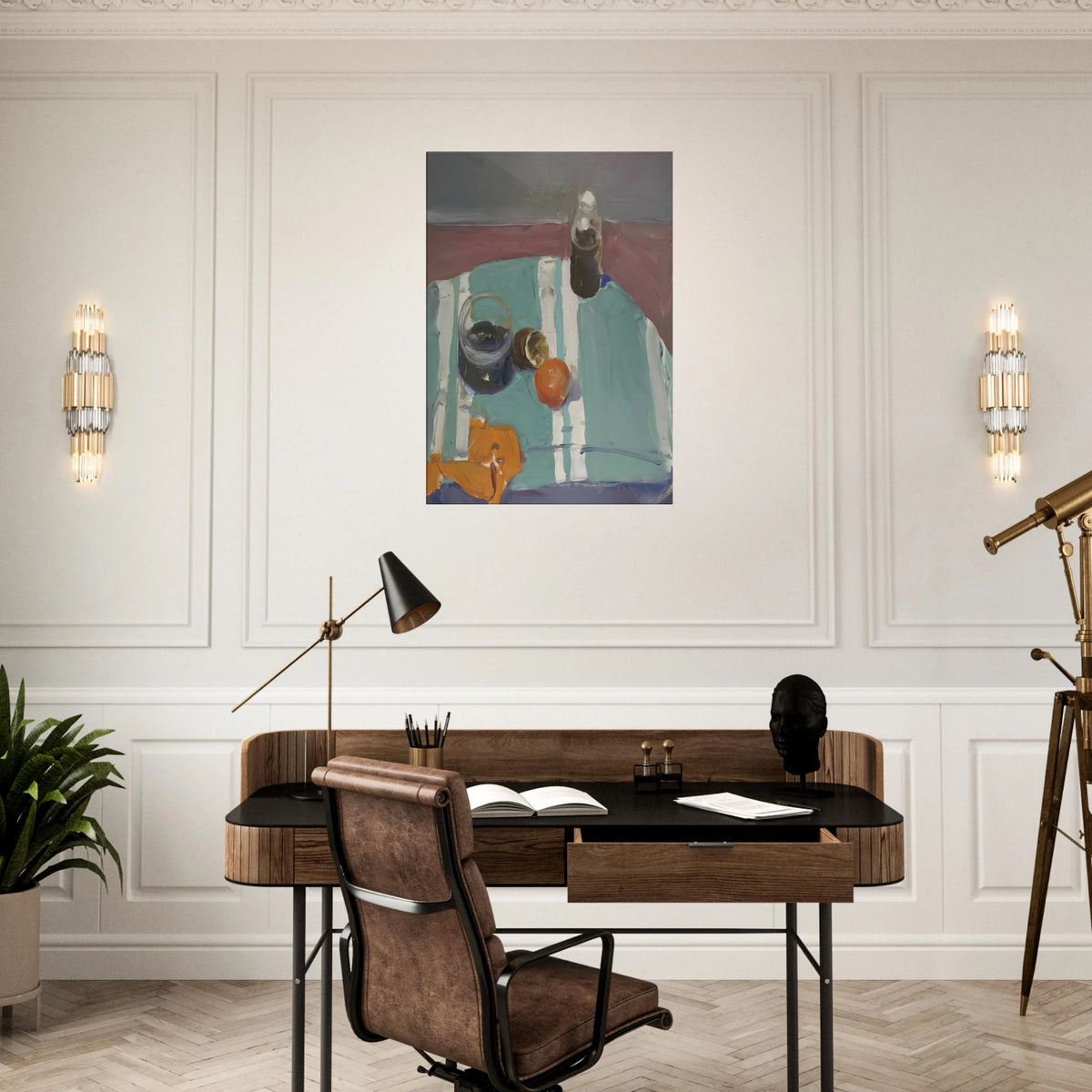 Still Life with Orange Peel Canvas | Richard Diebenkorn Canvas | Richard Diebenkorn Shop