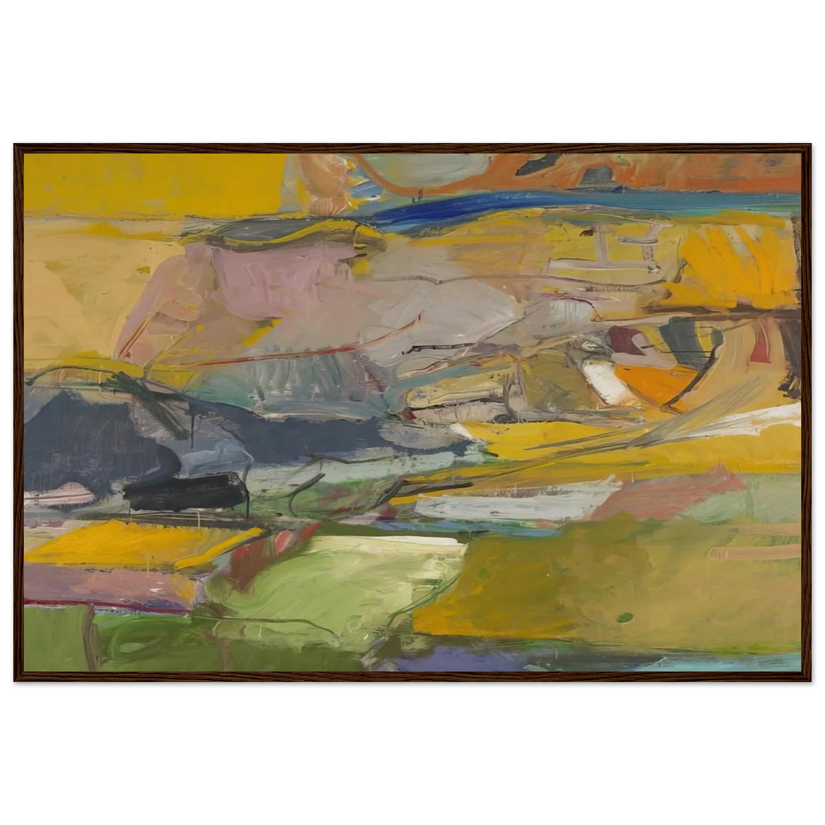 Berkeley #57 Framed Poster | Richard Diebenkorn Framed Prints Wall Art | Richard Diebenkorn Shop