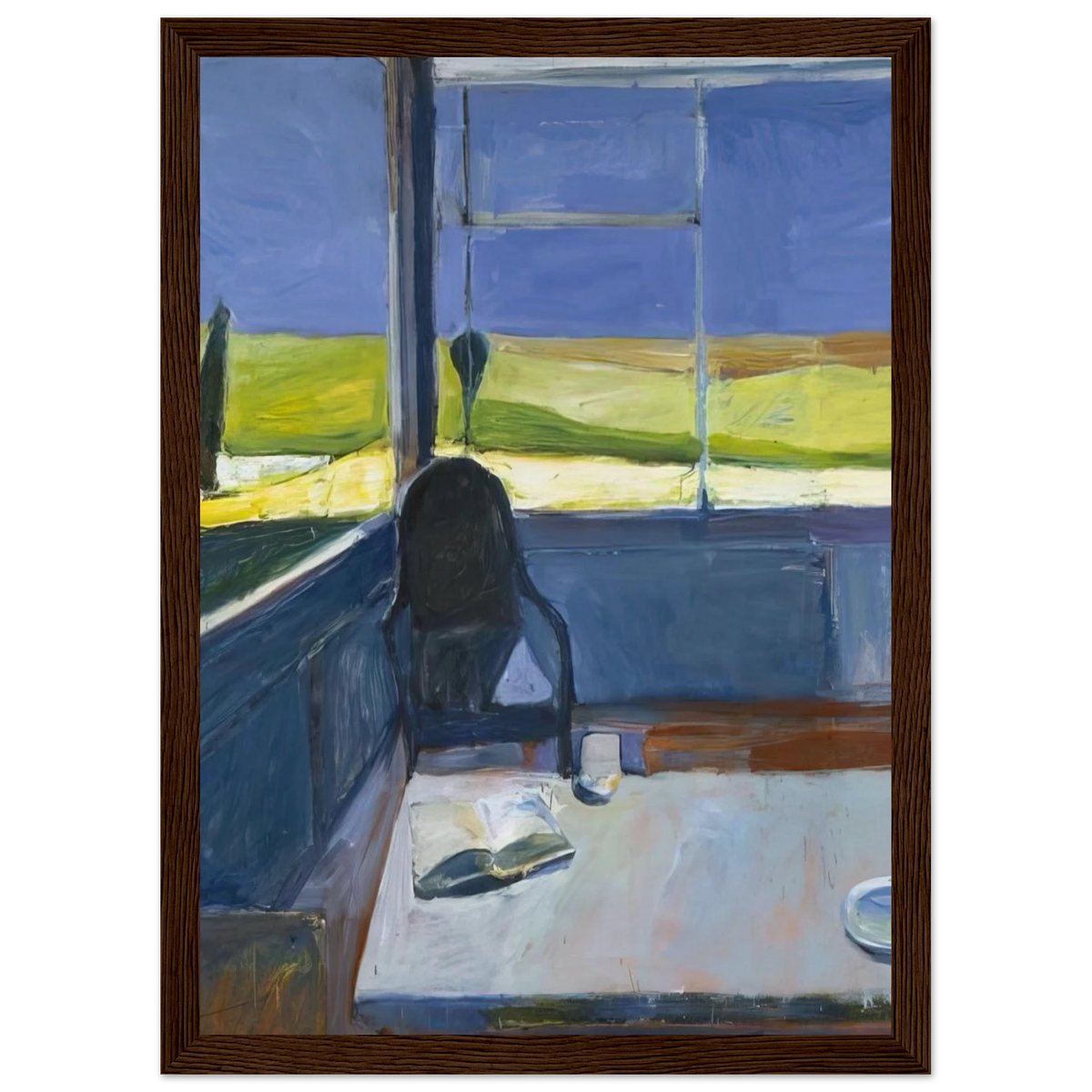 Interior with Book Framed Poster | Richard Diebenkorn Framed Prints Wall Art | Richard Diebenkorn Shop