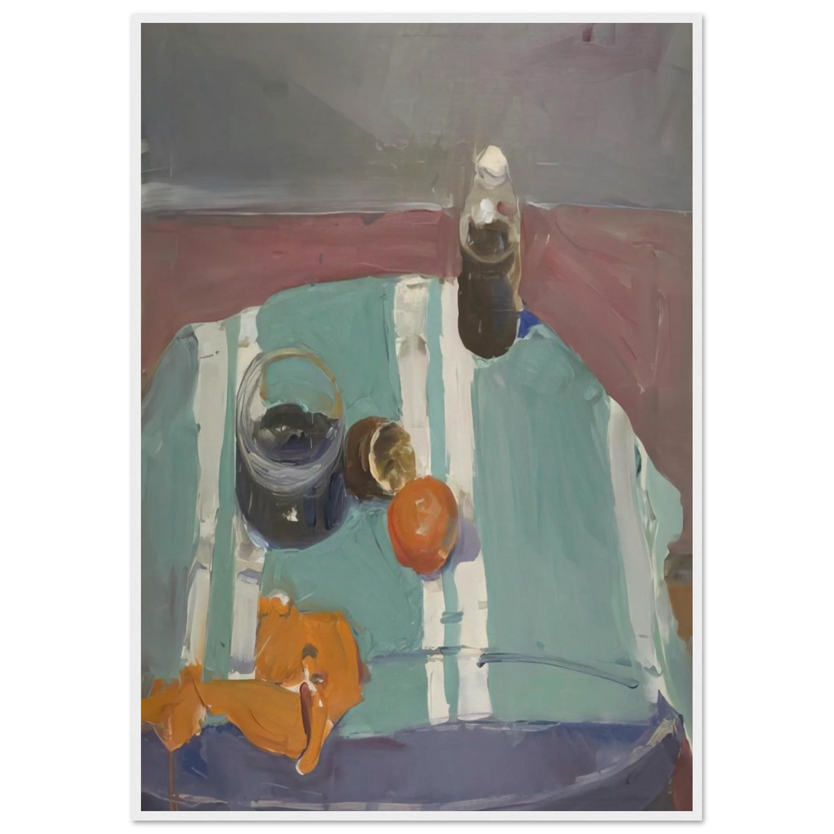 Still Life with Orange Peel Framed Poster | Richard Diebenkorn Framed Prints Wall Art | Richard Diebenkorn Shop