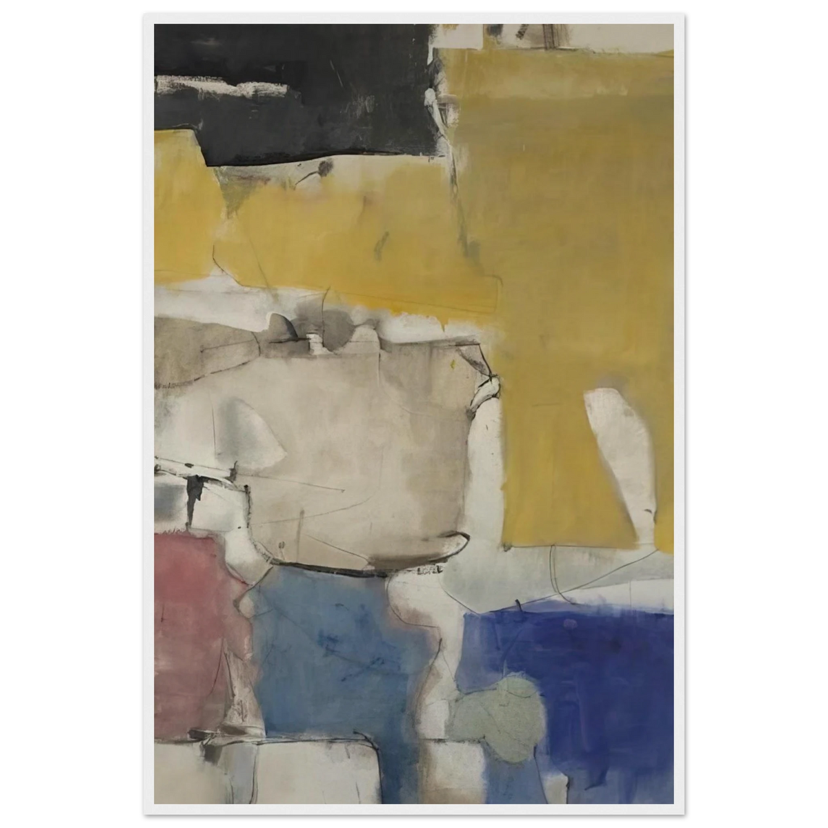 Albuquerque #9 Framed Poster | Richard Diebenkorn Framed Prints Wall Art | Richard Diebenkorn Shop