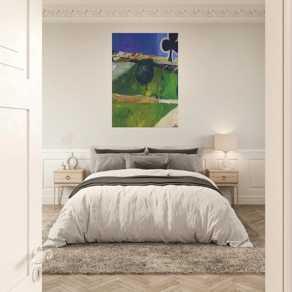 Landscape with Figure Canvas | Richard Diebenkorn Canvas | Richard Diebenkorn Shop