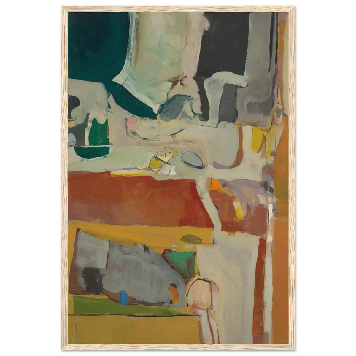 Urbana #4 Framed Poster | Richard Diebenkorn Framed Prints Wall Art | Richard Diebenkorn Shop