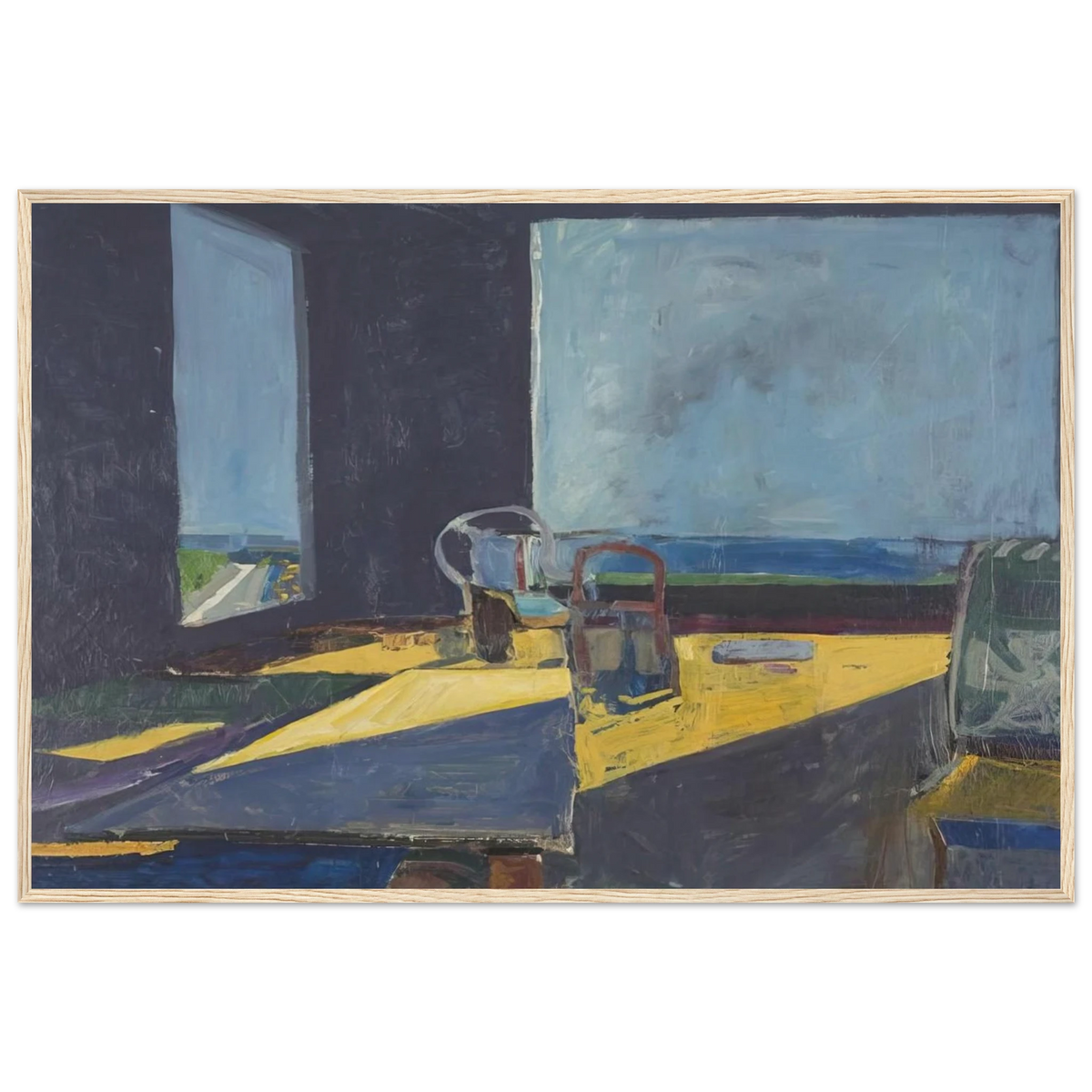 Interior with View of the Ocean Framed Poster | Richard Diebenkorn Framed Prints Wall Art | Richard Diebenkorn Shop