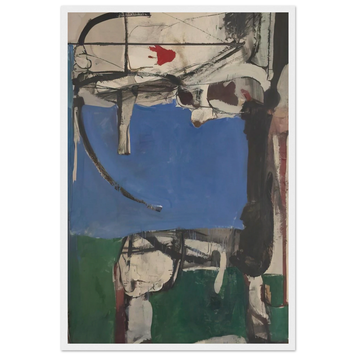 Urbana #2 The Archer Framed Poster | Richard Diebenkorn Framed Prints Wall Art | Richard Diebenkorn Shop