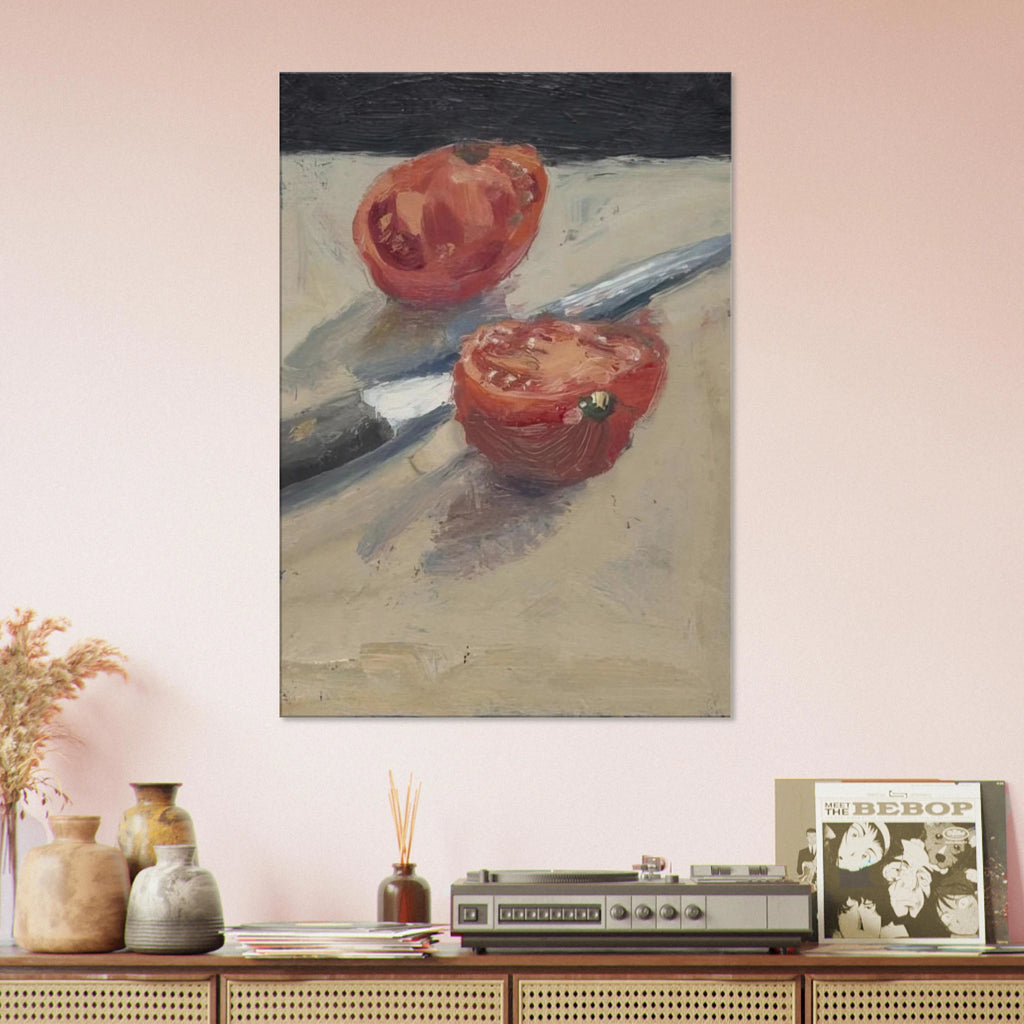 Knife  Tomato I Canvas | Richard Diebenkorn Canvas | Richard Diebenkorn Shop