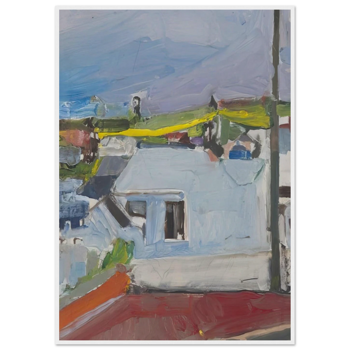 Chabot Valley Framed Poster | Richard Diebenkorn Framed Prints Wall Art | Richard Diebenkorn Shop