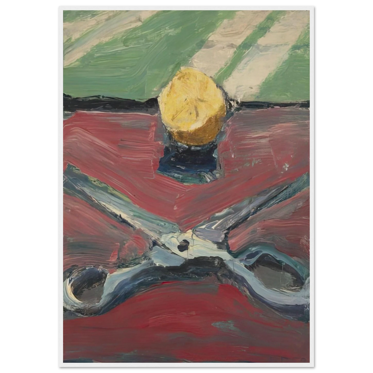 Scissors and Lemon, II Framed Poster | Richard Diebenkorn Framed Prints Wall Art | Richard Diebenkorn Shop