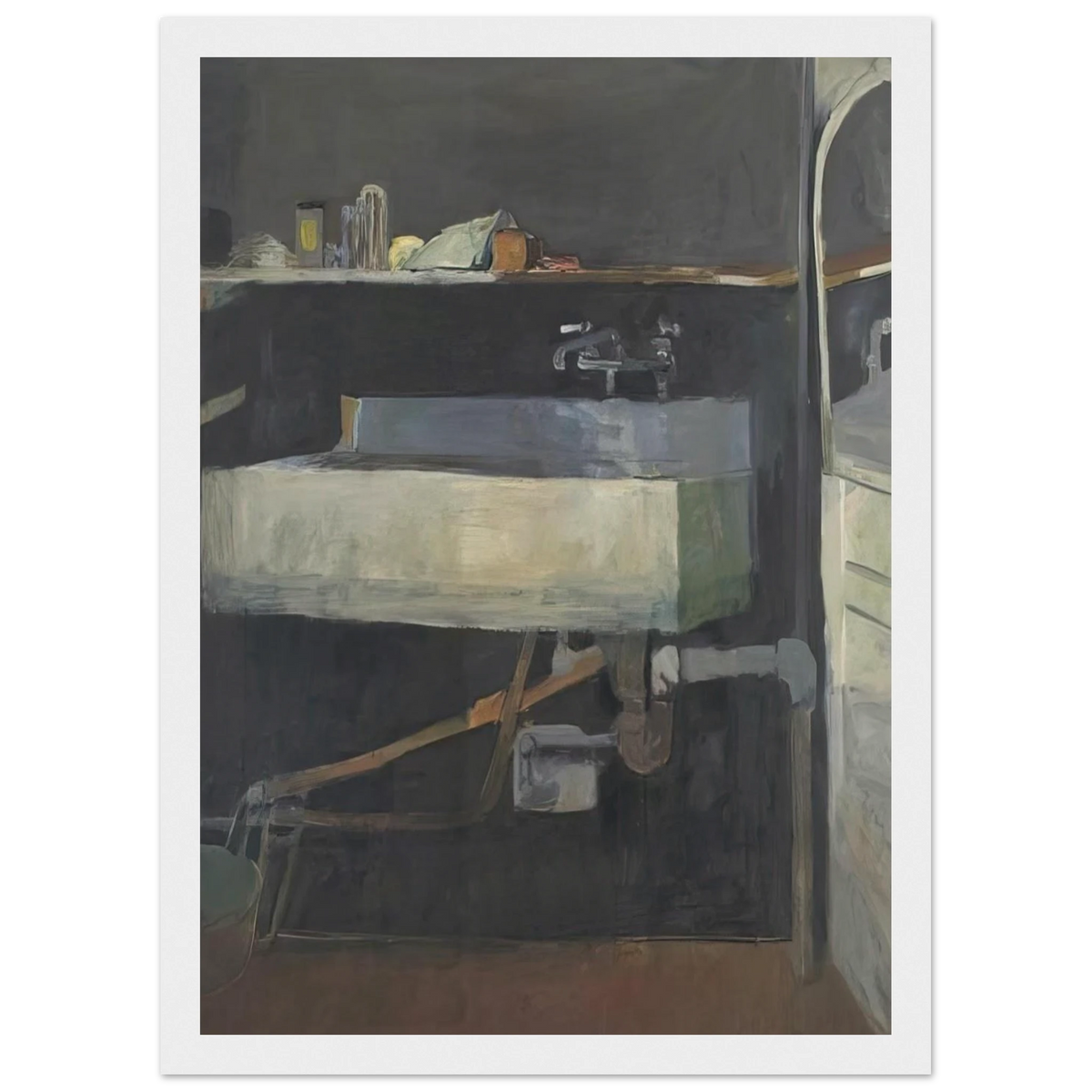 Corner of Studio – Sink Framed Poster | Richard Diebenkorn Framed Prints Wall Art | Richard Diebenkorn Shop