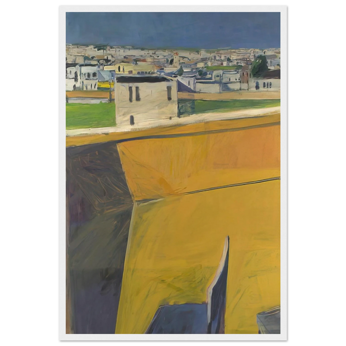 Yellow Porch Framed Poster | Richard Diebenkorn Framed Prints Wall Art | Richard Diebenkorn Shop