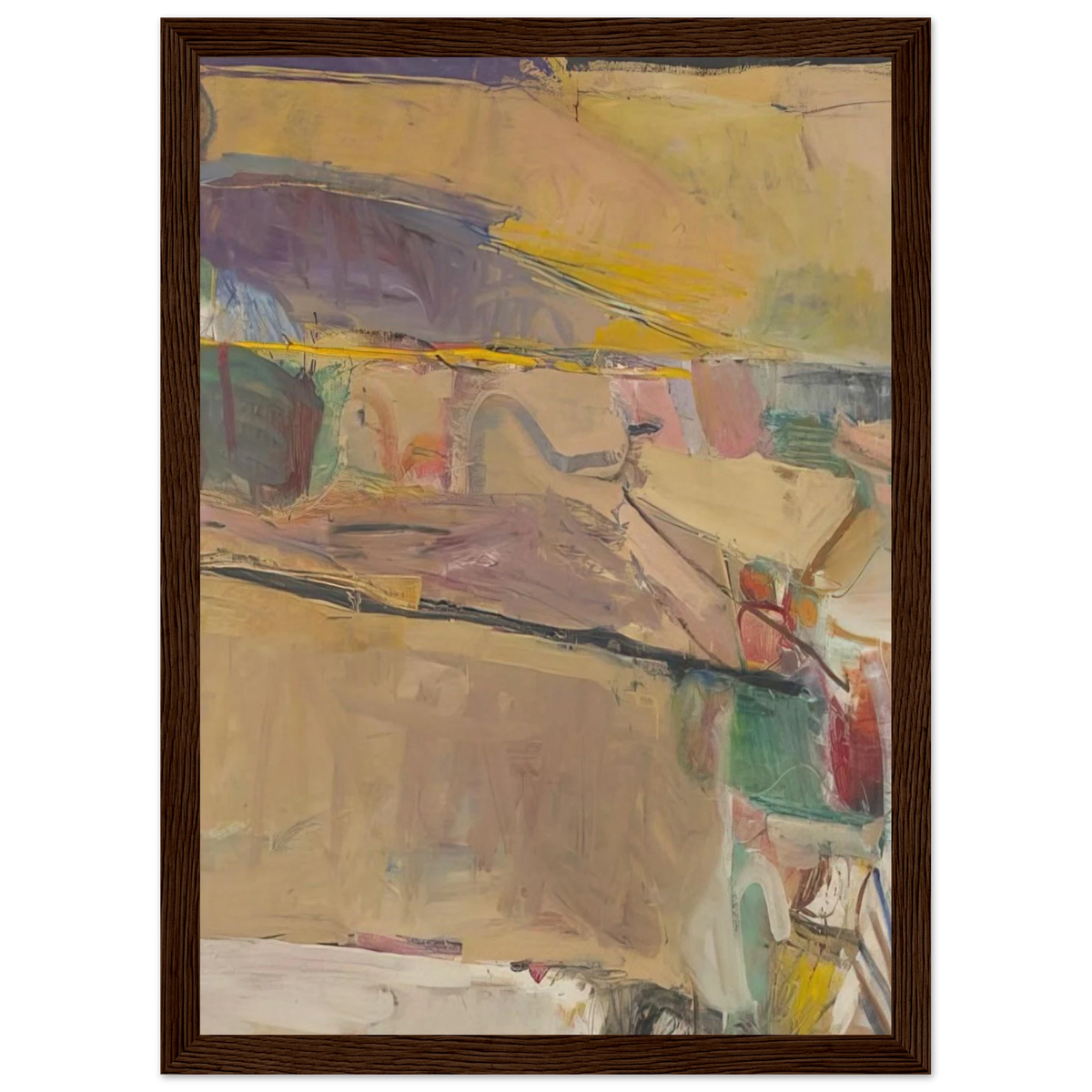 Berkeley #54 Framed Poster | Richard Diebenkorn Framed Prints Wall Art | Richard Diebenkorn Shop