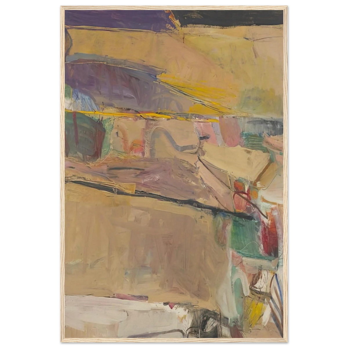 Berkeley #54 Framed Poster | Richard Diebenkorn Framed Prints Wall Art | Richard Diebenkorn Shop