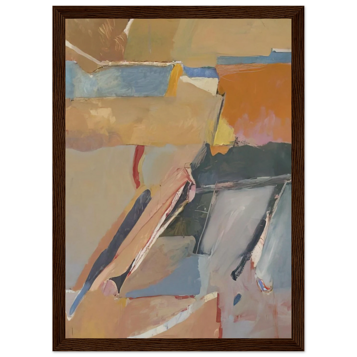 Berkeley #8 Framed Poster | Richard Diebenkorn Framed Prints Wall Art | Richard Diebenkorn Shop