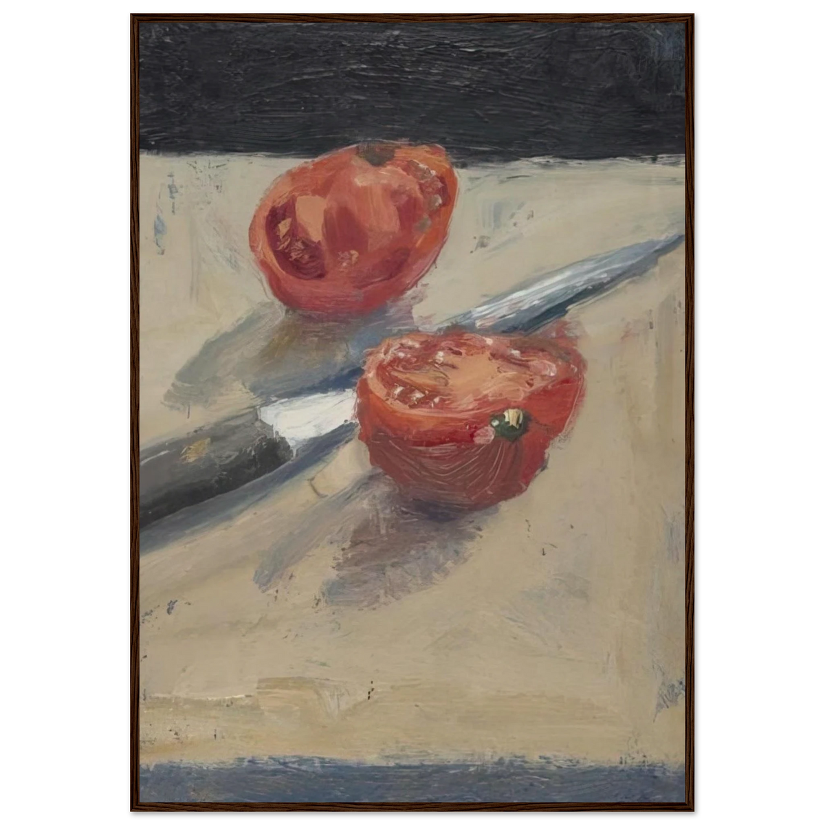 Knife  Tomato I Framed Poster | Richard Diebenkorn Framed Prints Wall Art | Richard Diebenkorn Shop