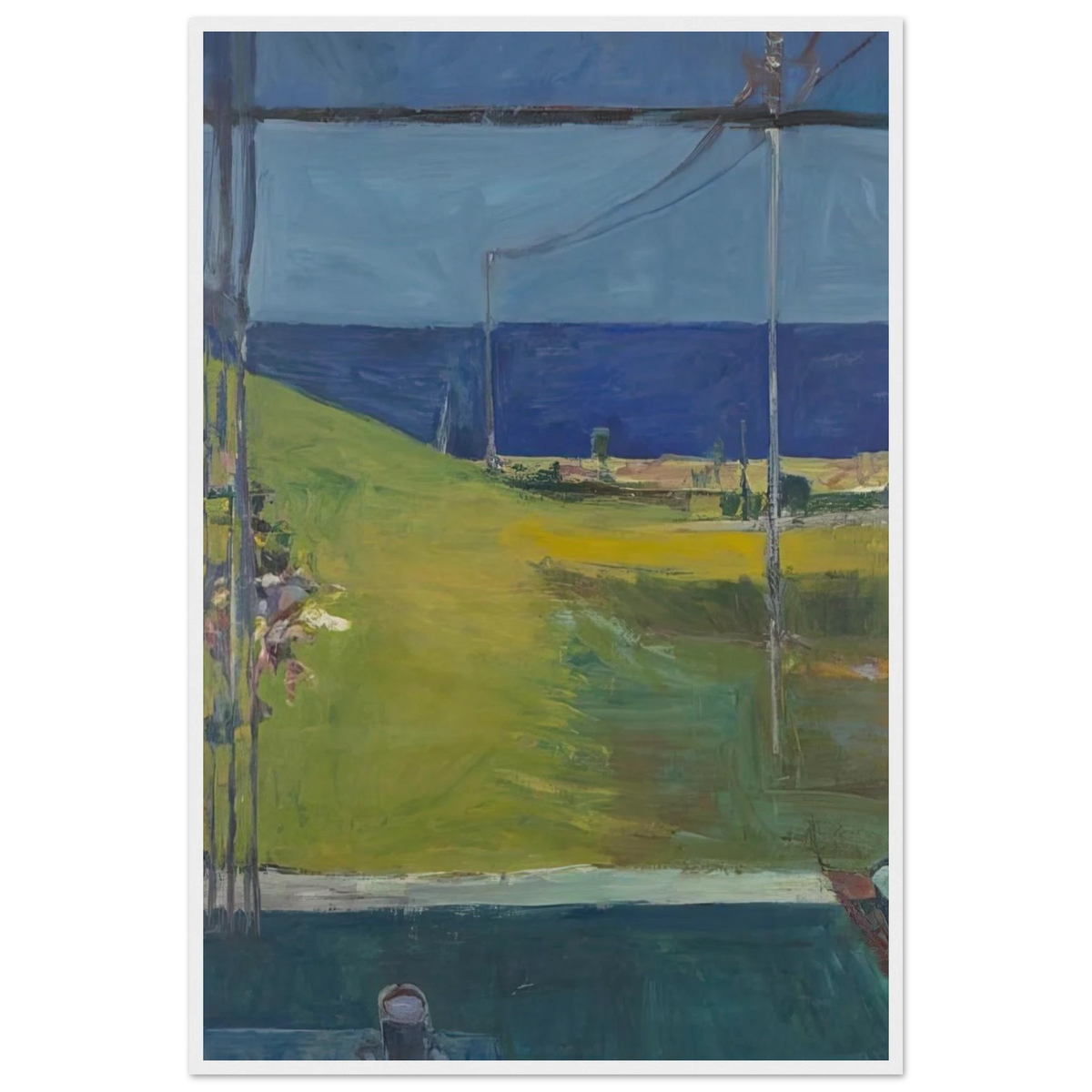 Ocean from a Window Framed Poster | Richard Diebenkorn Framed Prints Wall Art | Richard Diebenkorn Shop