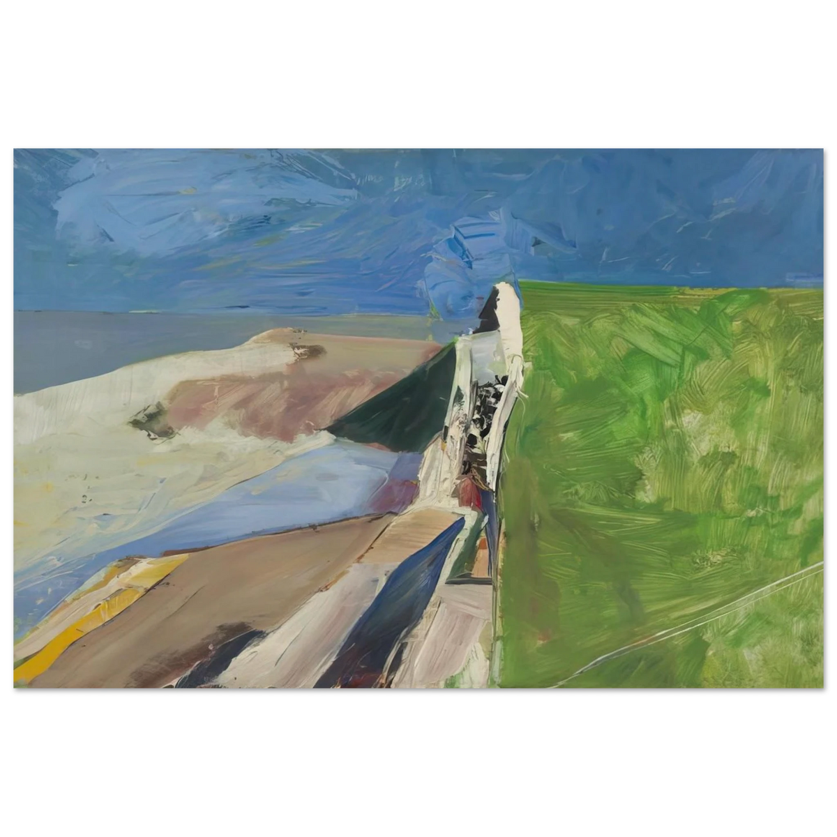Seawall Poster | Richard Diebenkorn Poster | Richard Diebenkorn Shop