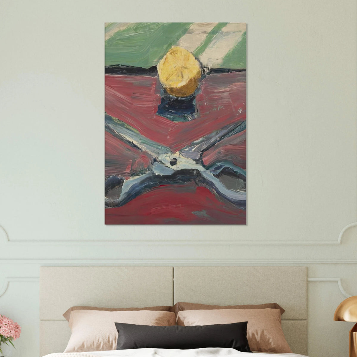 Scissors and Lemon, II Canvas | Richard Diebenkorn Canvas | Richard Diebenkorn Shop
