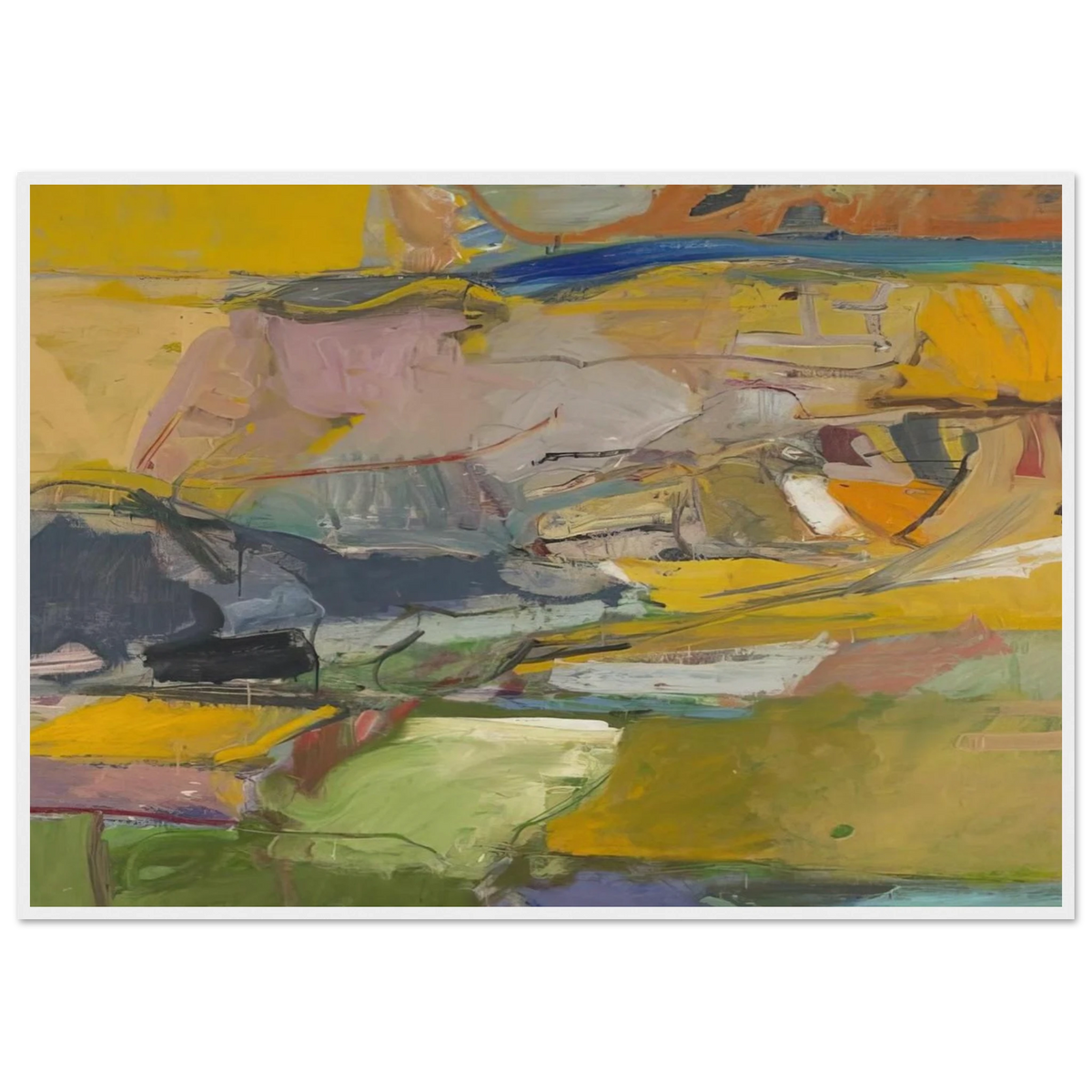 Berkeley #57 Framed Poster | Richard Diebenkorn Framed Prints Wall Art | Richard Diebenkorn Shop