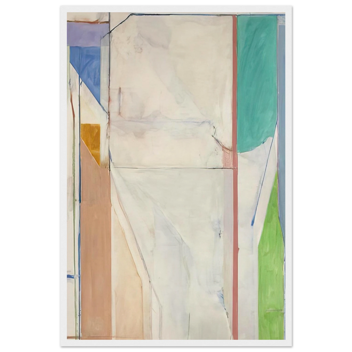 Ocean Park #43 Framed Poster | Richard Diebenkorn Framed Prints Wall Art | Richard Diebenkorn Shop