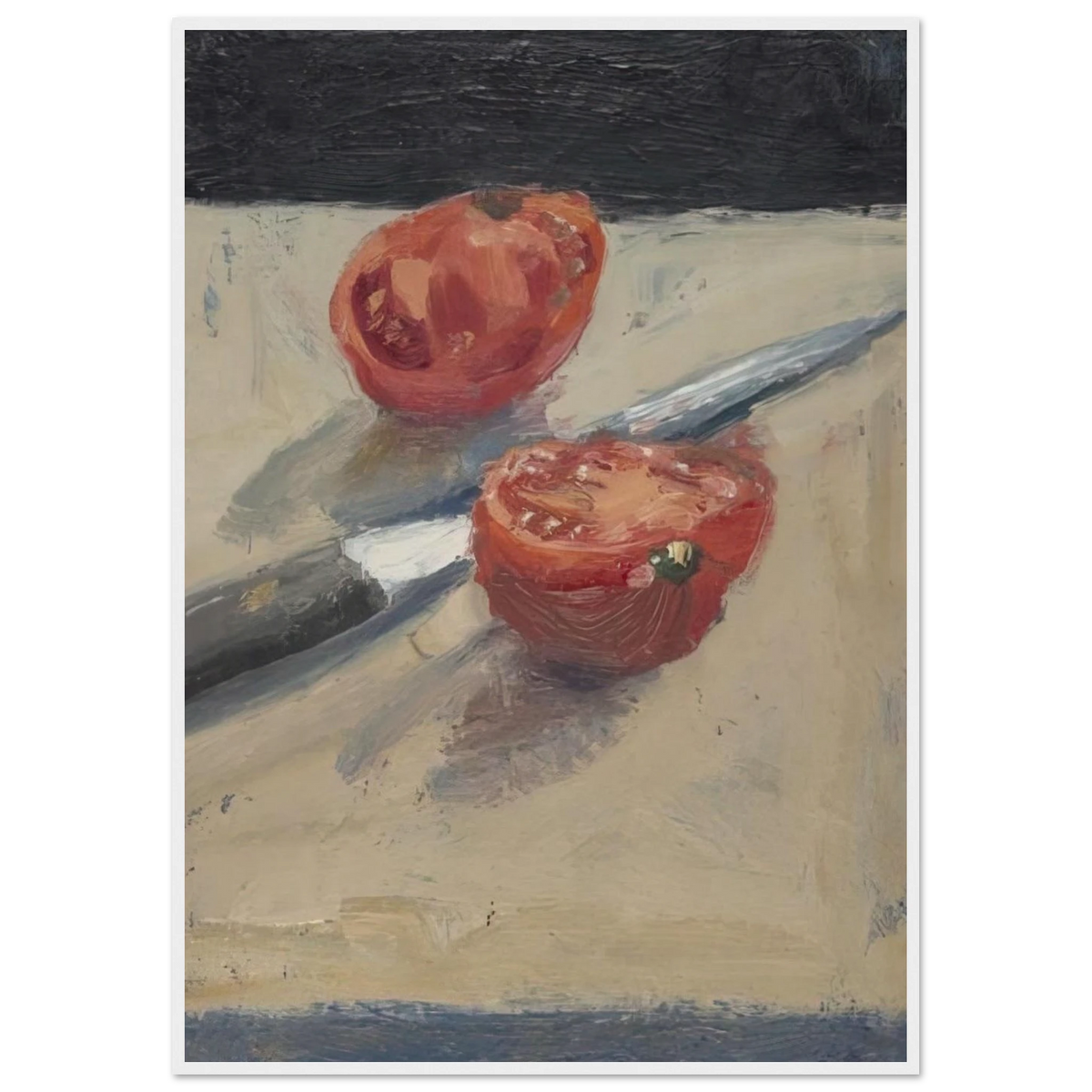 Knife  Tomato I Framed Poster | Richard Diebenkorn Framed Prints Wall Art | Richard Diebenkorn Shop